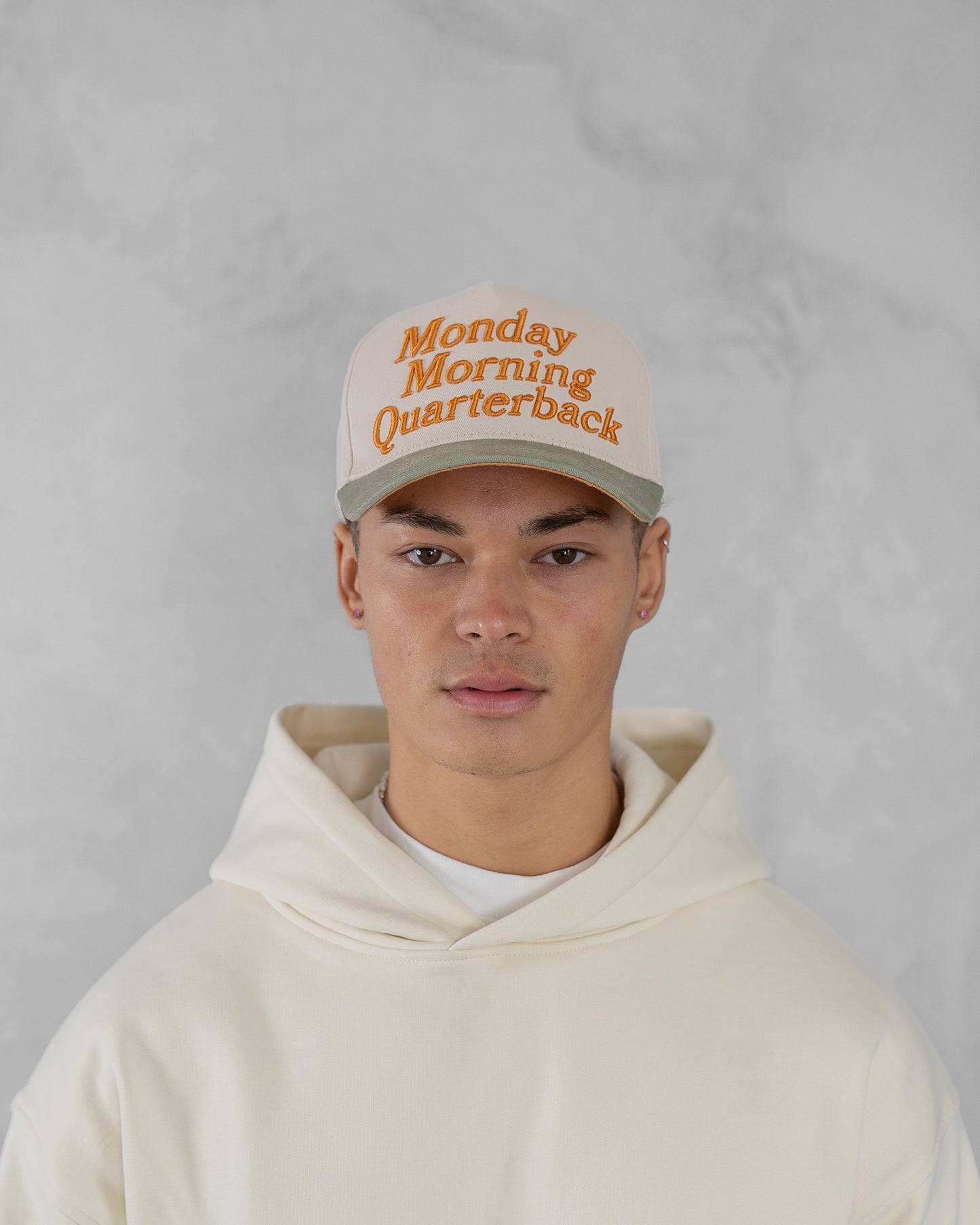 Monday Morning Quarterback Cap | Turtledove / Golden Orange